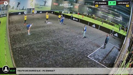 Faute de Darko ILIC - FC Dimmat