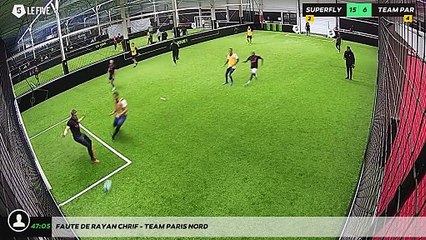 Faute de Rayan CHRIF - TEAM PARIS NORD