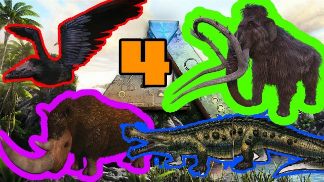 EFSANE 4 DİNOZOR EVCİLLEŞTİRDİK !!! Ark Survival Evolved 2.Sezon
