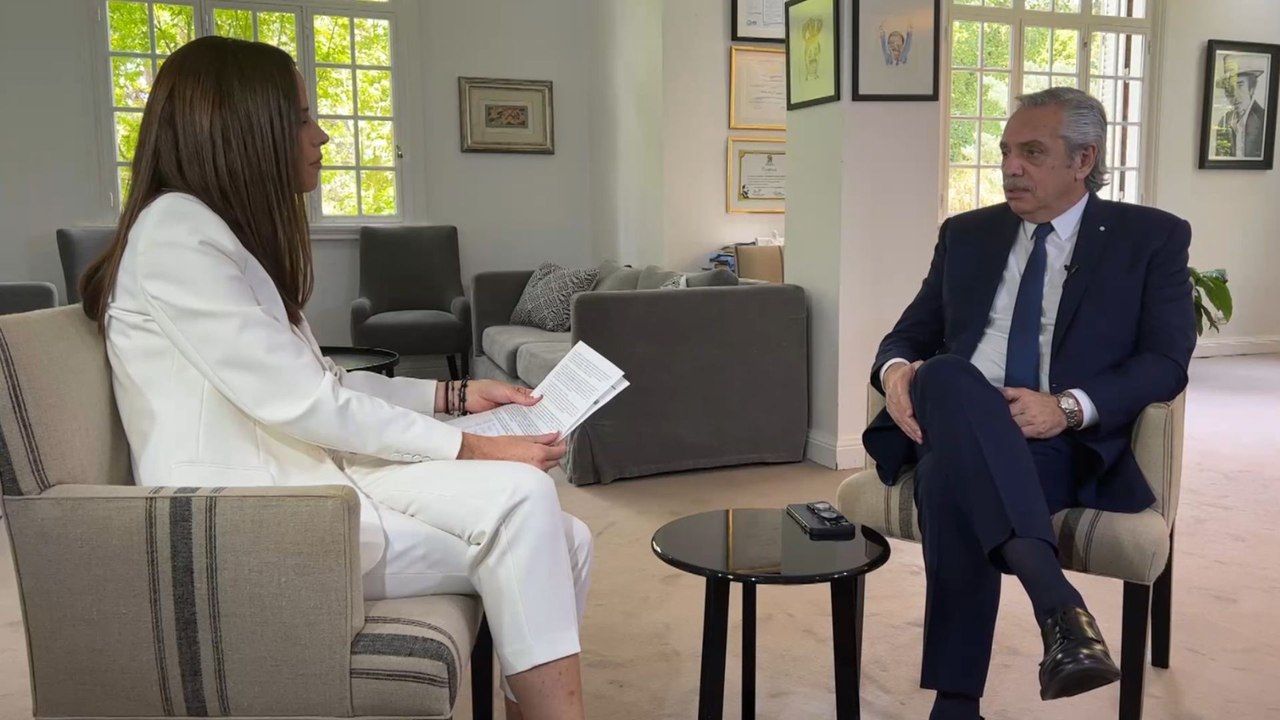 El presidente saliente de Argentina, Alberto Fernández, dijo a NTN24 que no se siente culpable de la derrota