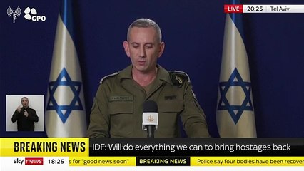 Israel _will do everything we can to bring hostages back__ says IDF spokesperson