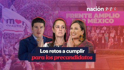 Los retos a cumplir para los precandidatos