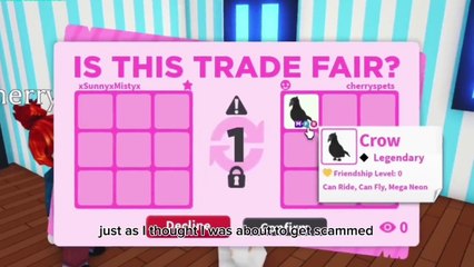 This SCAM Game Was Supposed To Give Me _MEGA LEGENDARY_ Pets In Adopt me...AND IT DID!