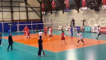 Dany Poda après l'élimination de Martigues Volley contre Cannes en Coupe