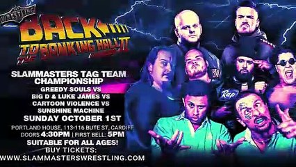 03. SMW Tag Team Title Match Greedy Souls Sunshine Machine Big D Luke James Cartoon Violence