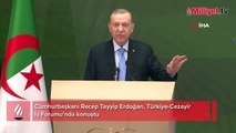 Cumhurbaşkanı Recep Tayyip Erdoğan, Türkiye-Cezayir İş Forumu'nda konuştu