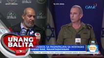 Kasunduan tungkol sa pagpapalaya sa hostages sa Israel-Hamas War, inaantabayanan | UB