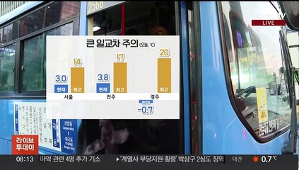 [날씨] 절기 소설, 큰 일교차 주의…밤부터 중부·전북 비