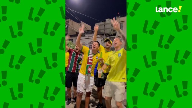 Torcedores de Vasco e Fluminense se provocam antes de jogo da Seleção Brasileira