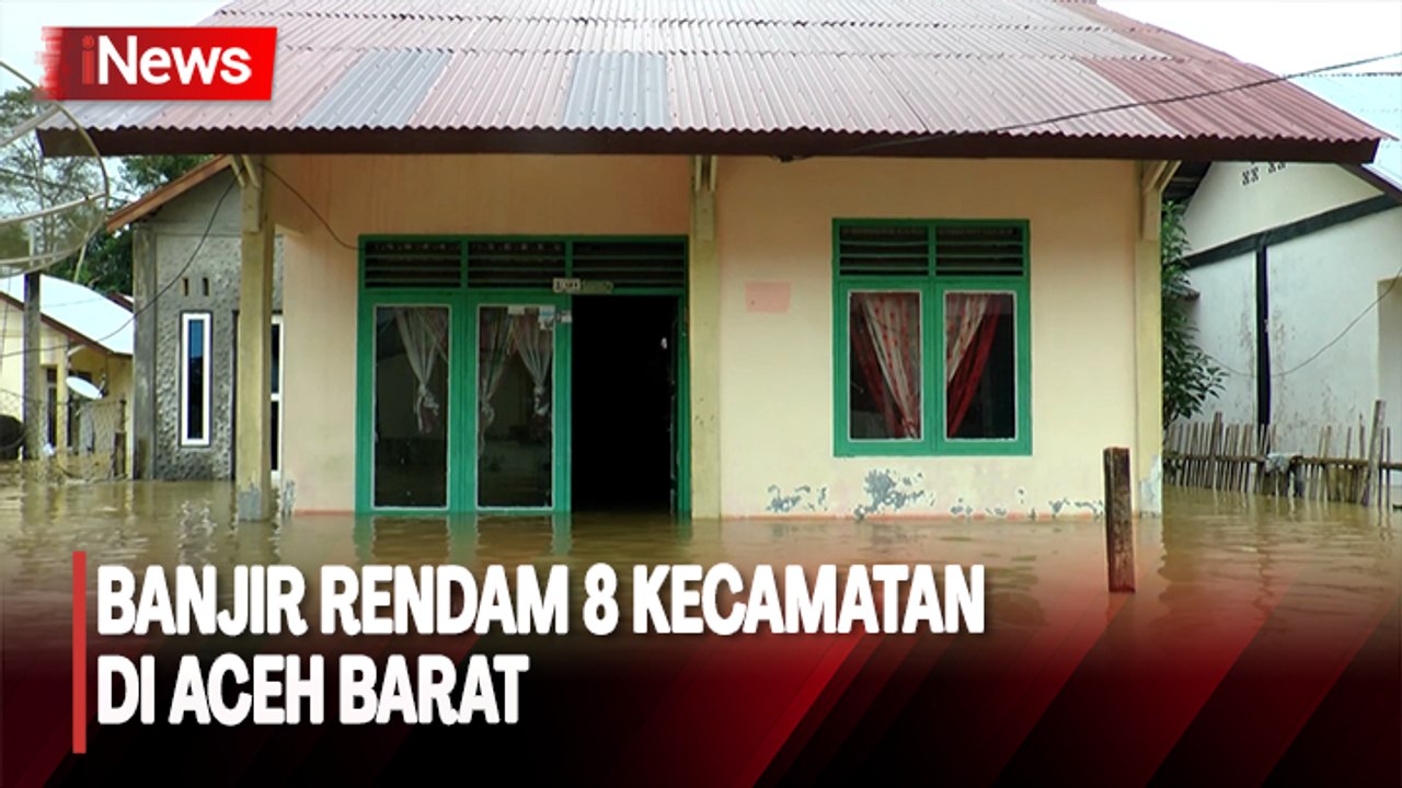 Ribuan Rumah Terendam Banjir di Aceh Barat, Warga Sudah Mulai Mengungsi