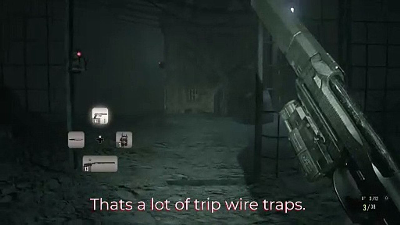Putting enemy trip wire bombs to good use.