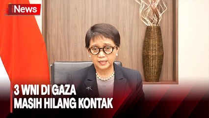 Menlu Retno Ungkap 3 WNI Relawan MER-C di Gaza Masih Belum Bisa Dikontak