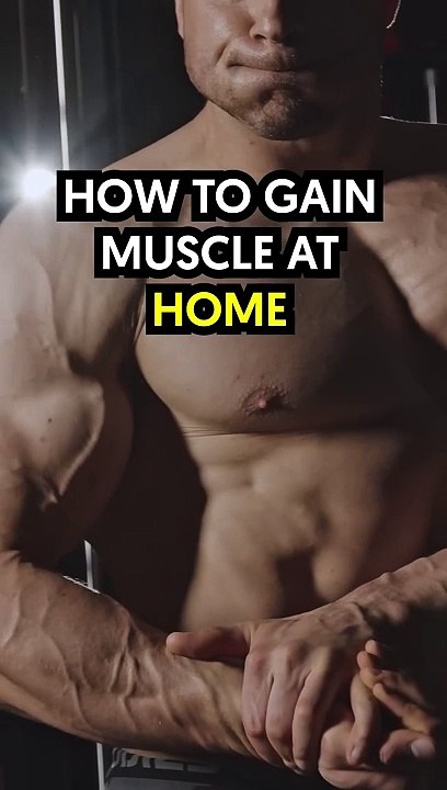 5 Exercises that will help you gain muscle mass at home!  #shorts