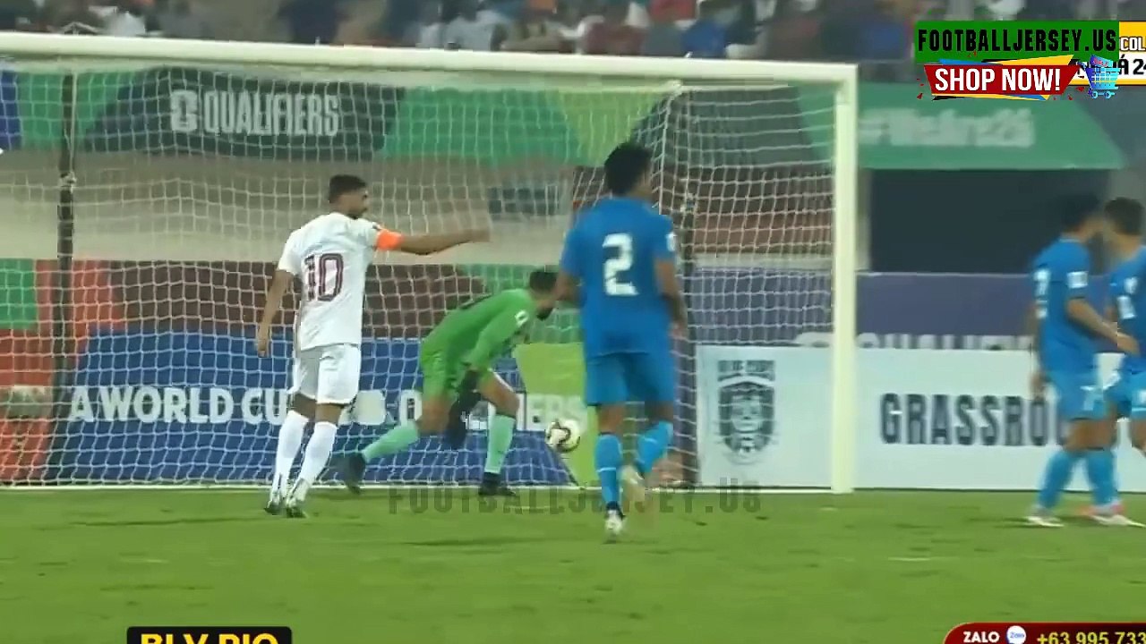 India vs Qatar 0-3 Highlights & All Goals FIFA World Cup Qualifying - AFC 2023    الهند vs قطر 0-3 أبرز اللقطات وجميع الأهداف تصفيات كأس العالم - آسيا 2023