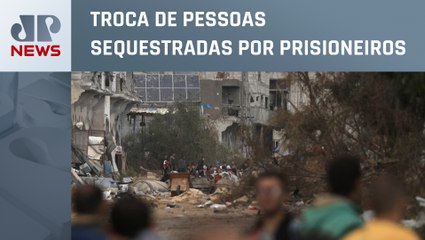 Video herunterladen: Israel e Hamas negociam liberação de reféns em Gaza