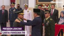 Presiden  Jokowi Resmi Lantik Agus Subiyanto jadi Panglima TNI  di Istana Negara