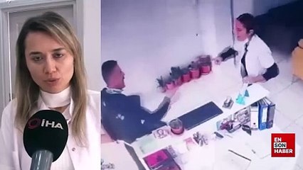 İstanbul Güngören’de dişi için gittiği klinikte kadın diş hekimine saldırdı