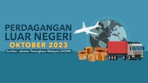 Lebihan dagangan pada Oktober 2023 bernilai RM12.9 bilion