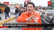 Samuel García replica ‘pega de calcas’ en Saltillo, Coahuila