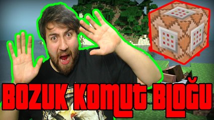Komut Bloğu Bozuldu !!! - Minecraft Hayran Haritaları !!!