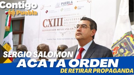 INE ordena a Gobernador de #Puebla retirar mensajes alusivos a #Morena de sus redes sociales