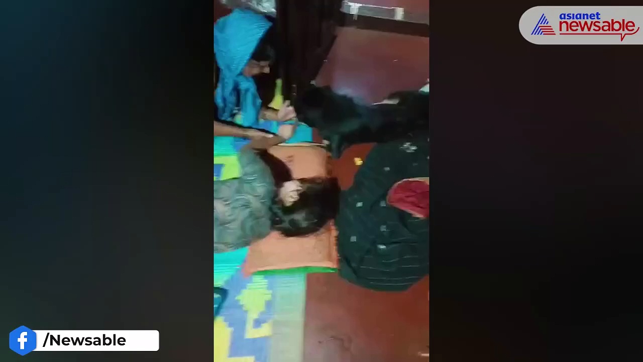 Loyal companion's silent embrace: Davangere family finds comfort in canine after tragic bike accident (WATCH)