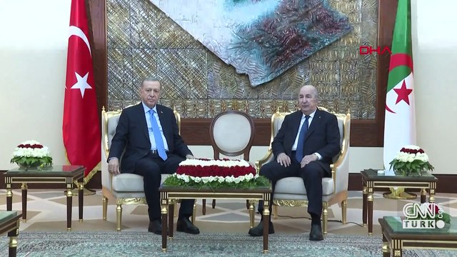 Cumhurbaşkanı Erdoğan, Cezayir-Türkiye İş Forumu'nda konuştu