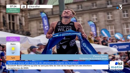 Pierre Dorez, créateur de la marque Zerod, la marque préférée des triathlètes