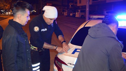 Drift yaparken polise yakalanan alkollü sürücü,  ehliyeti alınırsa 'intihar edeceğini' söyledi