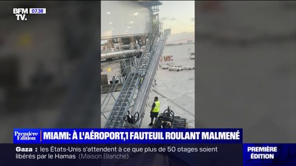 Les images de fauteuils roulants malmenés sur le tarmac d'un aéroport suscitent l'indignation