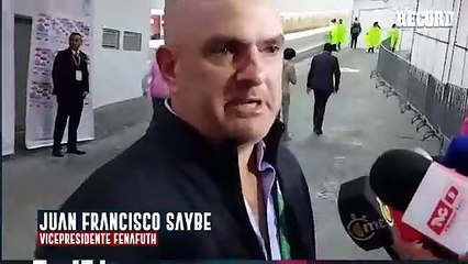El Vicepresidente de la Federación Hondureña, Francisco Saybe habló de la molestia que tienen sobre el arbitraje