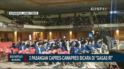 Antusiasme Mahasiswa Jatim Simak Pasangan Capres-Cawapres Bicara di GAGAS RI