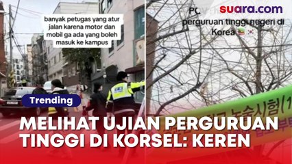 Momen Ujian Masuk Perguruan Tinggi di Korea Selatan, Netizen: Keren Banget