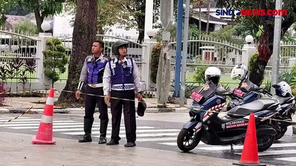 Jalan 'Keramik' Sudirman yang Buat Pemotor Tergelincir Ditutup Pemkot Medan