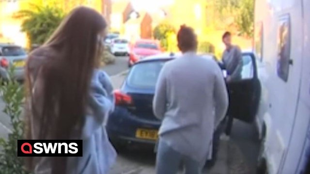 Son crashing car on driveway sends mum into rage ruining moment she meets girlfriend for the first time