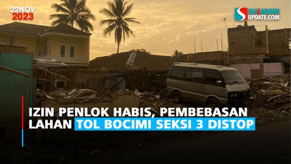 Izin Penlok Habis, Pembebasan Lahan Tol Bocimi Seksi 3 Distop