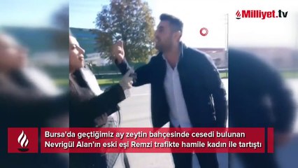 Geçen ay karısının cesedi zeytin bahçesinde bulunmuştu! Trafikte şoke eden olay