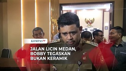 Jalan Sudirman Medan Licin Sebabkan Pengendara Jatuh, Bobby Tegaskan Itu Belum Selesai