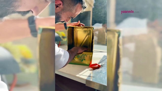 Filistinli şeften ekmek yapma yöntemi! Yağ kutusunu fırına dönüştürerek