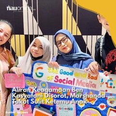 Aliran Keagamaan Ben Kasyafani Disorot, Marshanda Takut Sulit Ketemu Anak