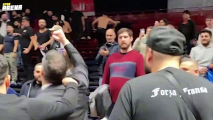 Beşiktaş Paris'te kazandı, Dušan Alimpijević taraftara koştu