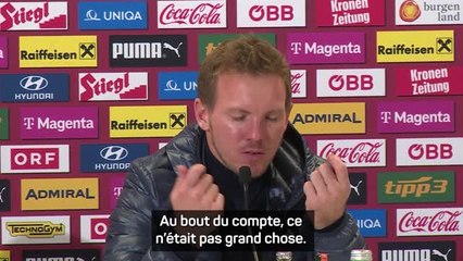 Allemagne - Nagelsmann revient sur le coup de sang de Sané