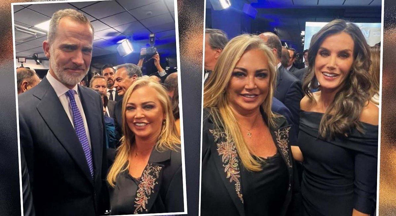 Belén Esteban vive su momento fan con los Reyes Felipe y Letizia