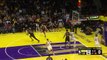 LeBron's no-look assist sends Lakers fans wild