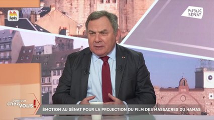 Images des attaques du 7 octobre diffusées au Sénat : "Il faut garder la tête froide"