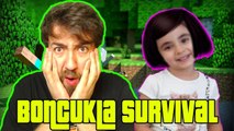 Boncuk'la Minecraft Survival Keyfi - Bölüm 2 - TAVUK OLDUM !!!
