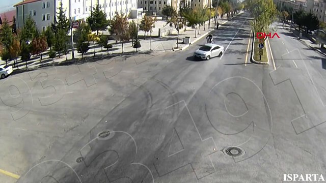 Isparta'da KGYS kameraları kazaları kaydetti