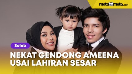 Bikin Ngilu, Aurel Hermansyah Nekat Gendong Ameena Usai Lahiran Sesar