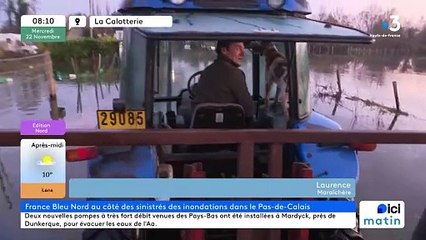 Inondations dans le Pas-de-Calais : "Ça fait quinze jours qu'on baigne dans l'eau"