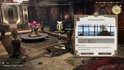 Final Fantasy 14 - Flame General Affairs | Heavensward Main Scenario Quest | 4K60FPS